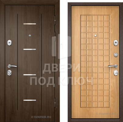 Входная дверь левого открывания в коттедж ДПК-3392